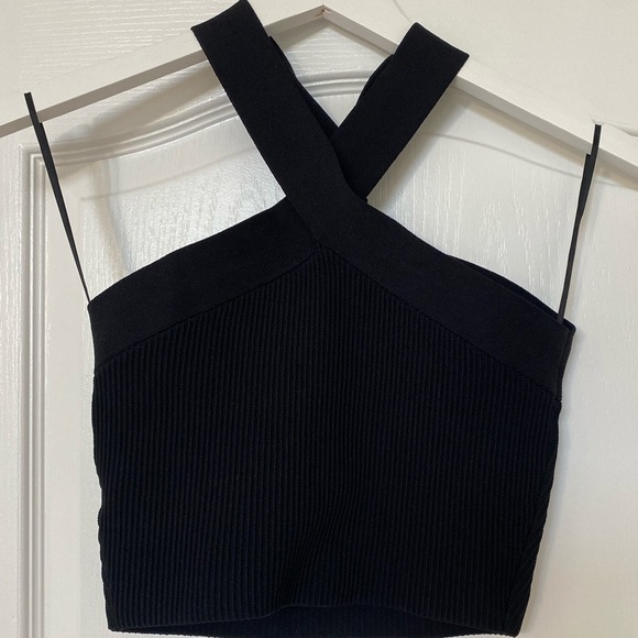 Aritzia Tops - ARITZIA BABATON SCULPT KNIT CRISS CROSS